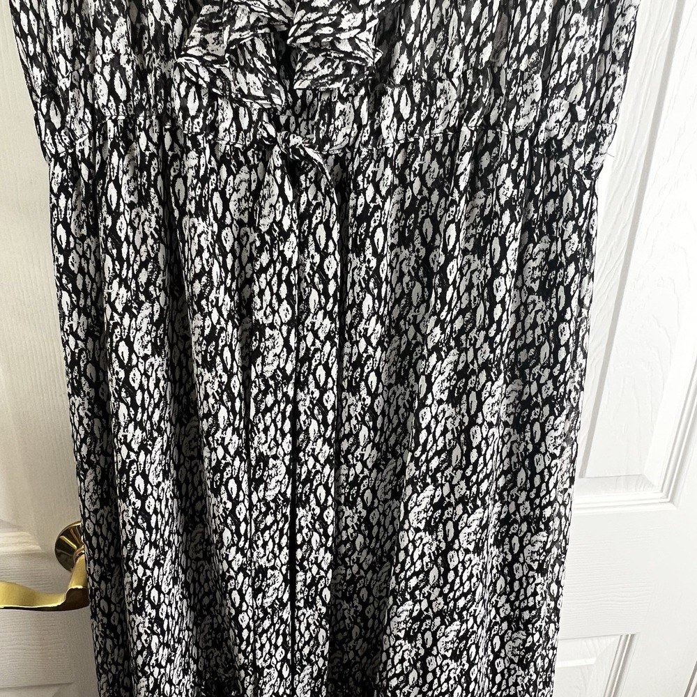 Misa Los Angeles Tiered Dress Floral Women's Size Small Ruffle Midi Wedding Boho - Picture 3 of 14